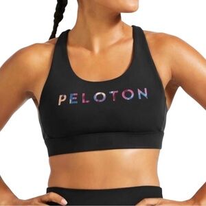 Peloton Size M Women's Black Sports Bra